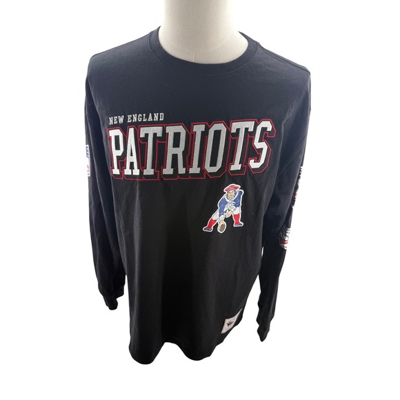 Mitchell & Ness Other - Mitchell & Ness New England Patriots Long Sleeve Shirt Throwback Mens Large New